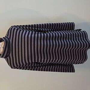 Striped Cowlneck Sweater